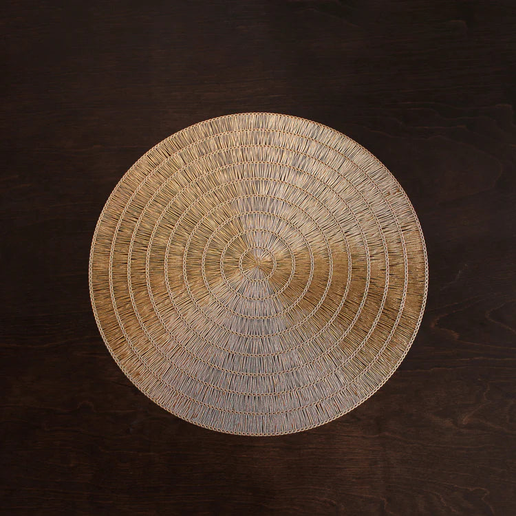 Beatriz Ball Gold Shimmer Placemats