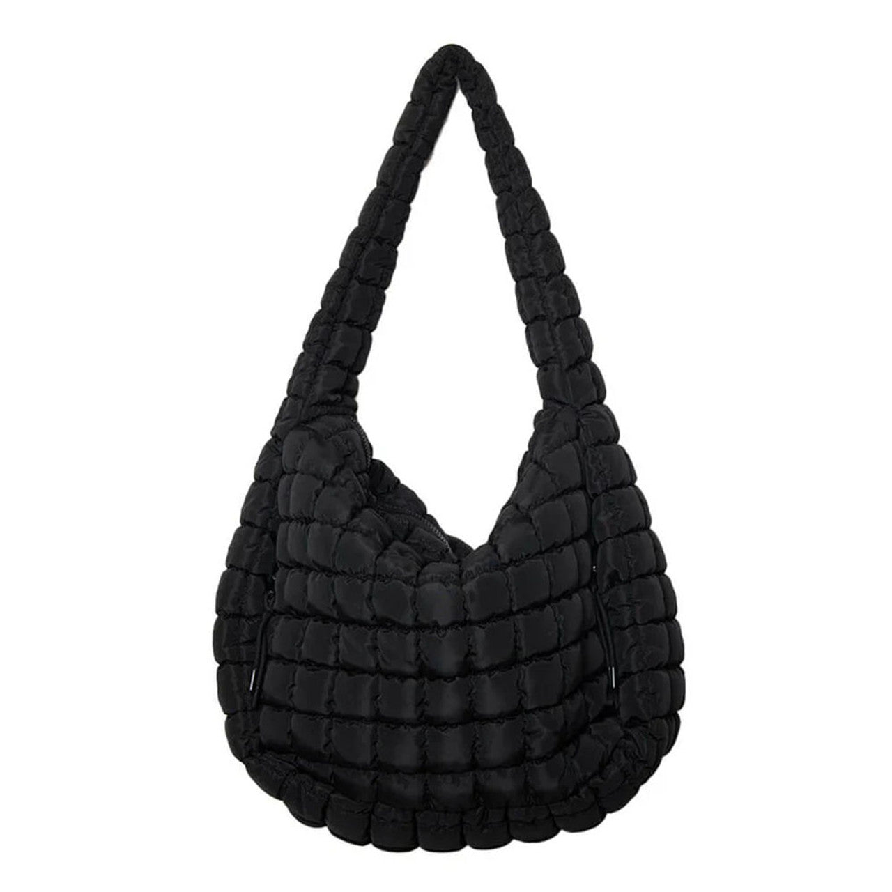 Oversized Quilted Hobo Tote Bag