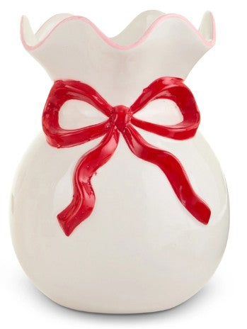 Bow Ruffled Vases ( 2 sizes )