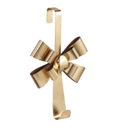 Gold Bow Wreath Hanger