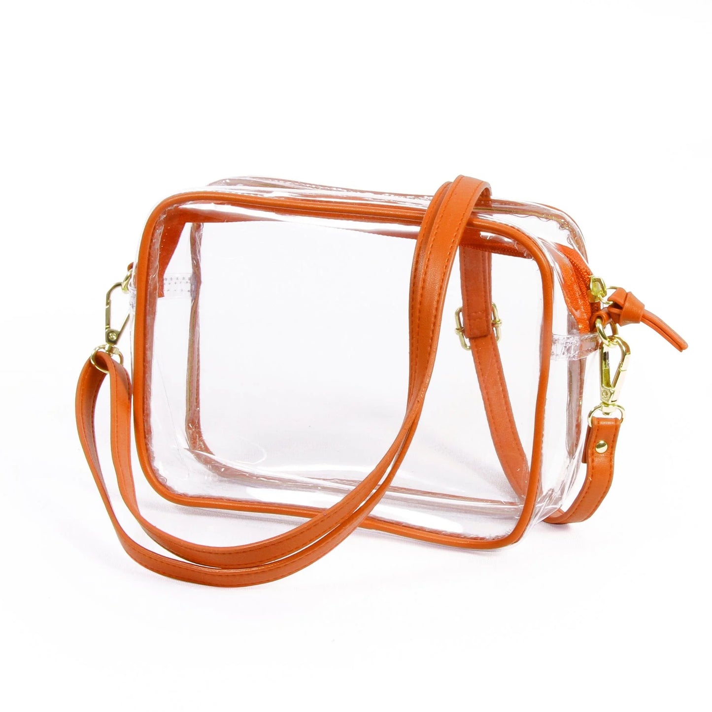 Bridget Clear Purse with Gameday Trim and Straps