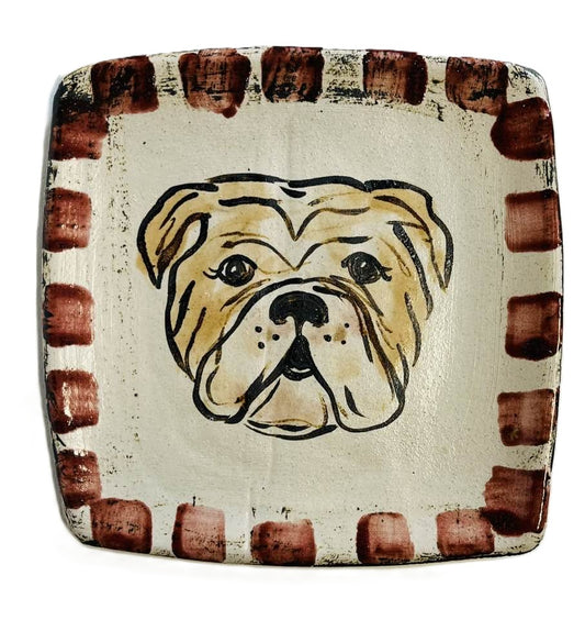 Bulldog Square Plate