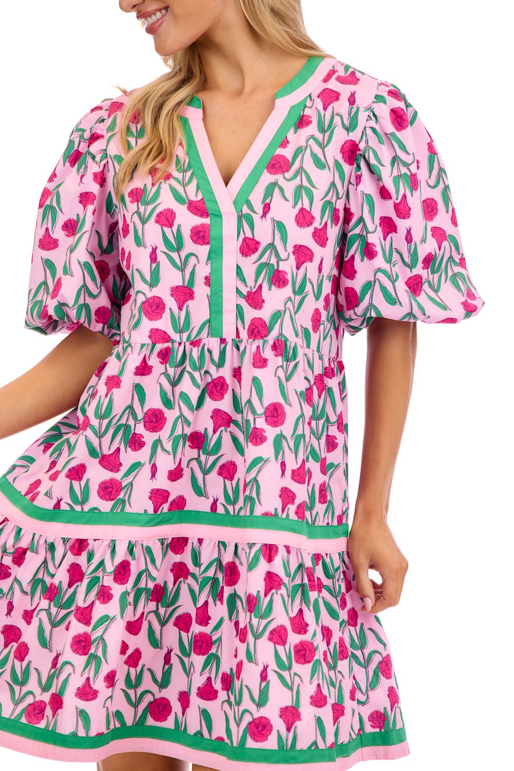 Cody Balloon Sleeve Dress ( S-L )