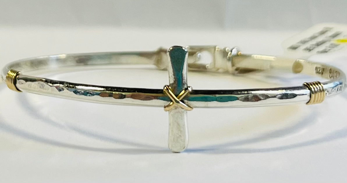 Demi Cross Silver Bracelet 1145
