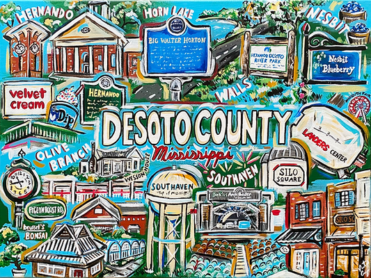 Nat Coop Desoto County Tourism Art Print