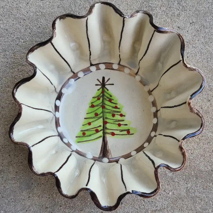 Heartfelt Traditions Small Dip Bowl (Trees)