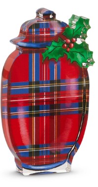 6" Dressed in Plaid Chinoiserie Acrylic Cut Outs ( 3 Styles )
