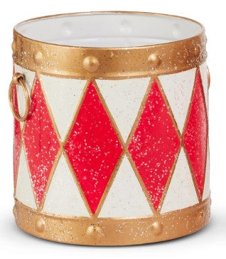 Red and White Drum Buckets ( 2 sizes )
