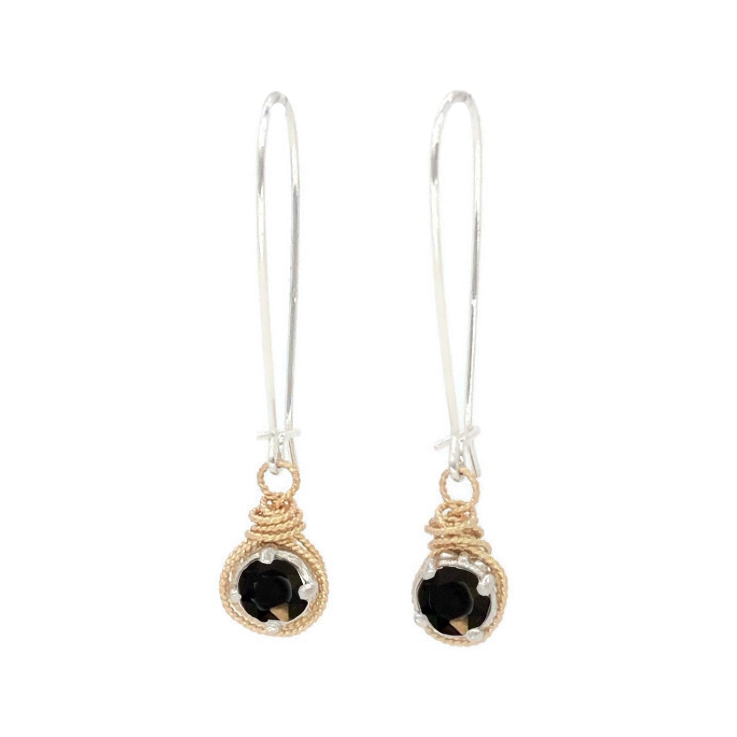 Birthstone Colored Drop Earrings