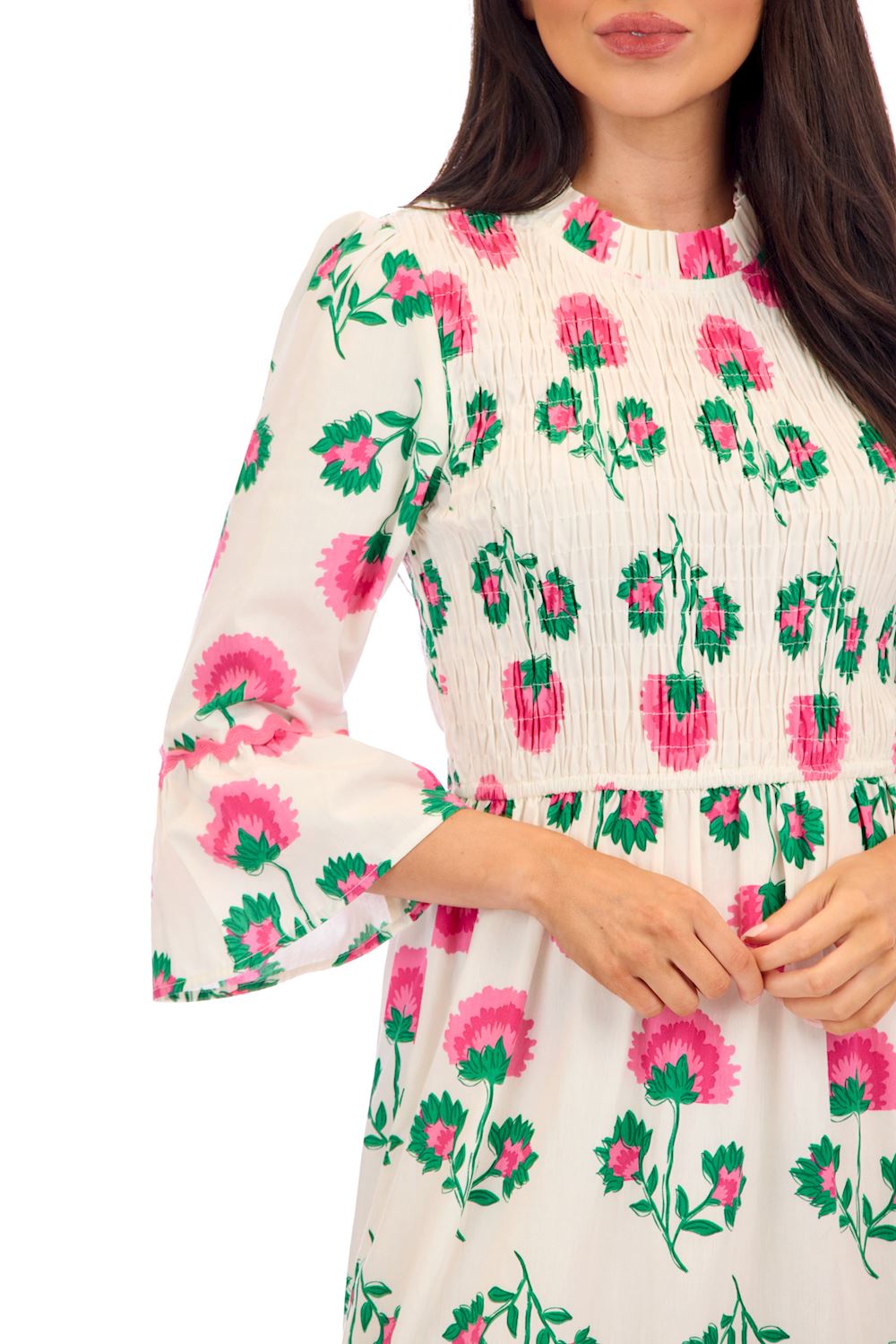 Elle Smocked Maxi Dress ( S-L )