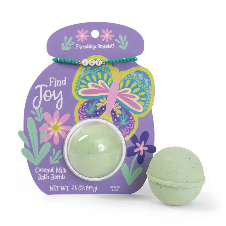Forever Young Bath Bomb & Bracelet Set