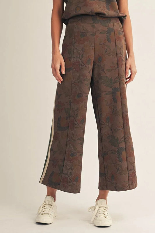 The Lauren Fall Print Floral Pant - S-2X ( Top sold separately )