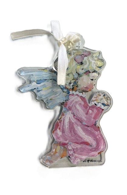 Acrylic Girl Angel Ornament