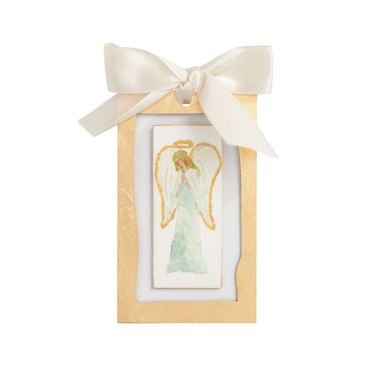 Gold Acrylic Painted Ornaments