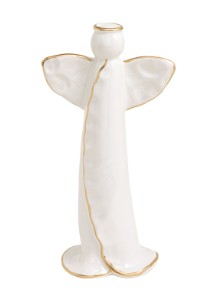 Gold Edge Ceramic Angels ( Small or Large )