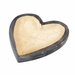 Marble Heart Shaped Trinket Trays