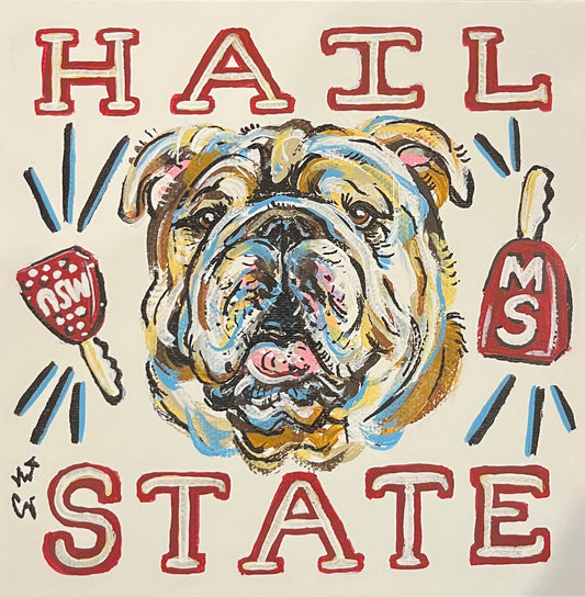 Nat Coop Hail State Art Print 8x8