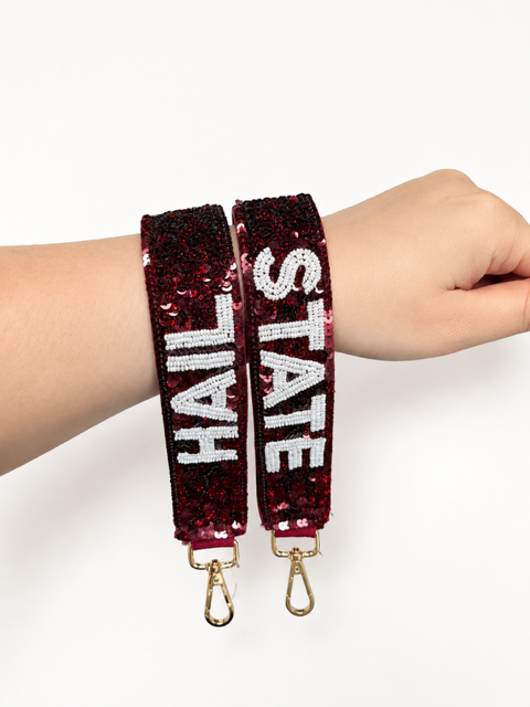HAIL STATE Sequin Wristlet
