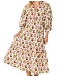 Hannah Harvest Midi Dress