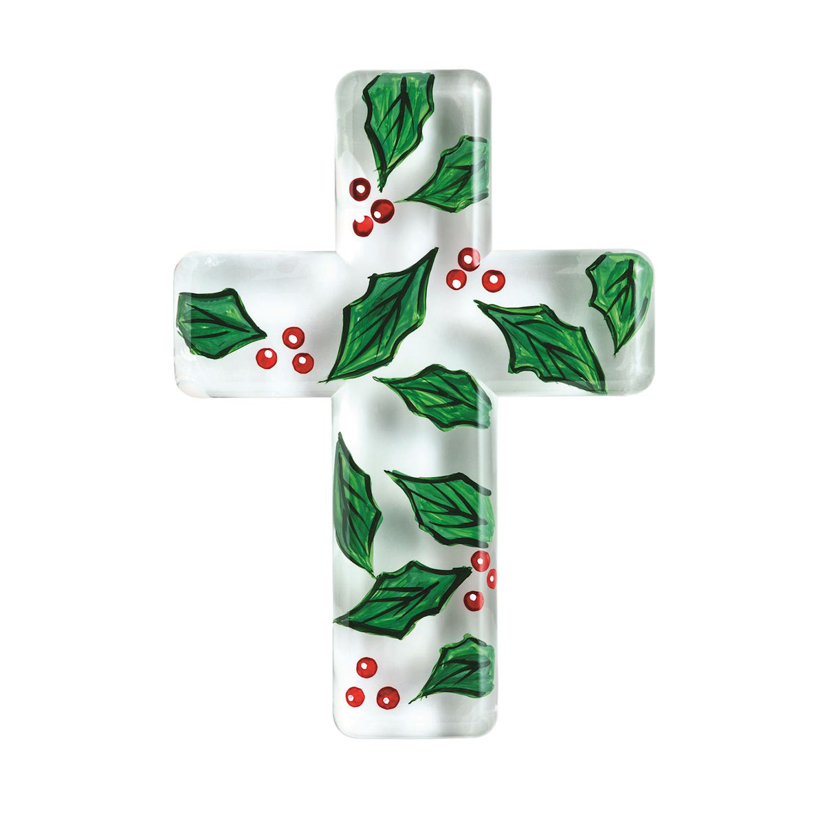 Painted Glass Crosses ( 2 styles )