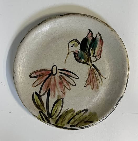 Rosaline Hummingbird Salad Plate