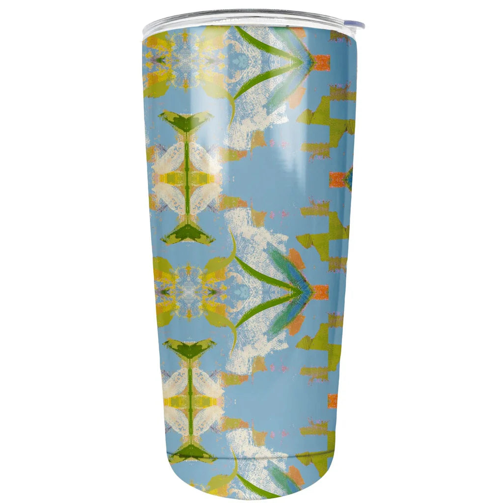 Laura Park English Garden Blue Tumbler