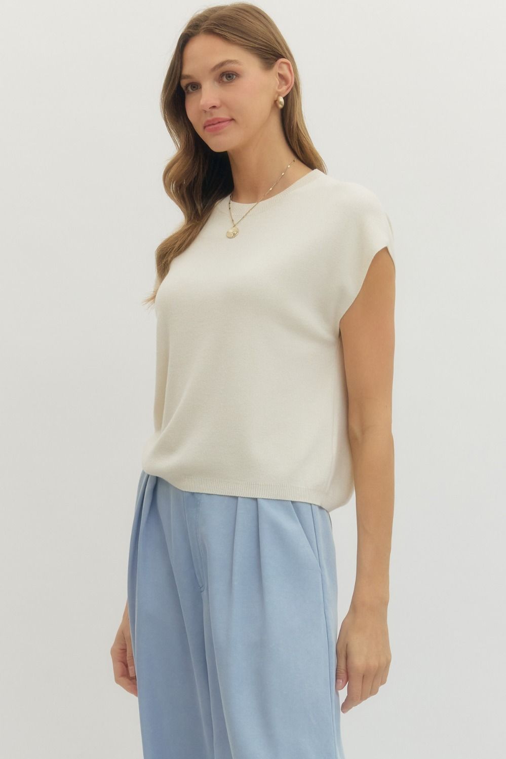Ivory Spring Top (S-L)