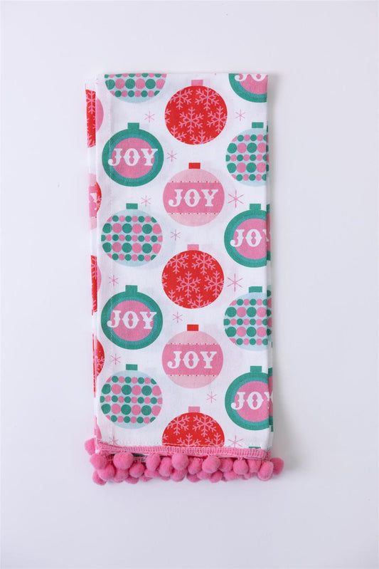 Mary Square Tea Towel Joy Ornaments