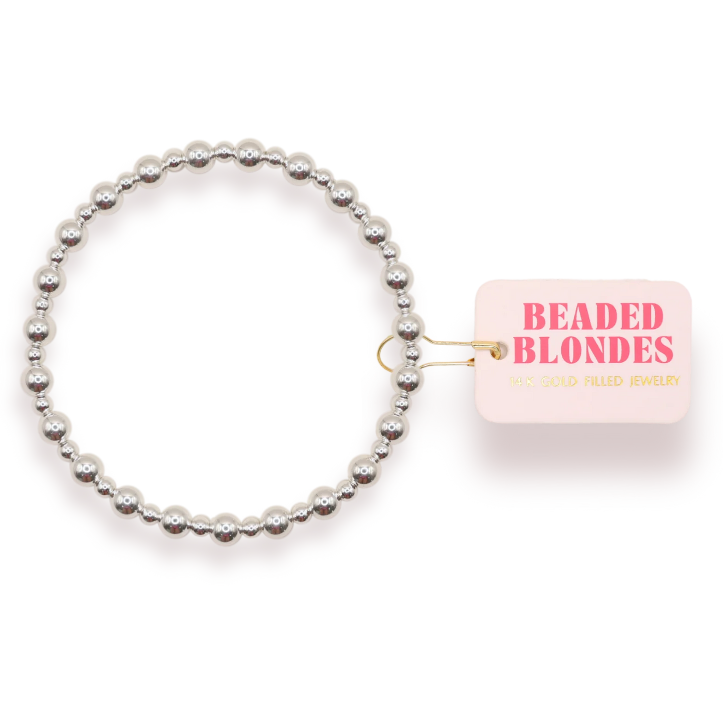 Beaded Blondes Silver / Gold/Silver Mixed Bracelet Collection