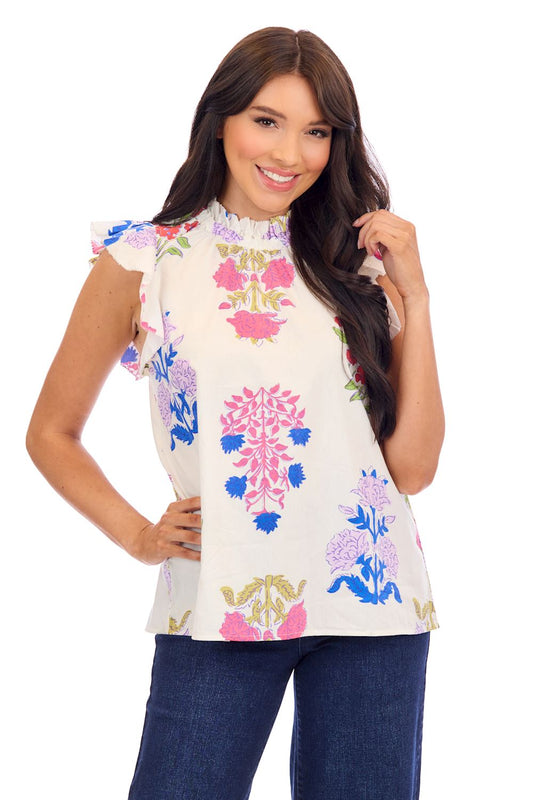 Kenzie Flounce Top ( S-L )