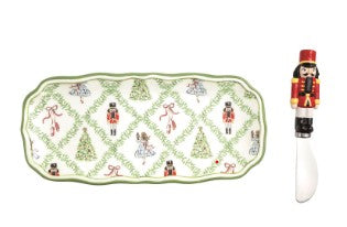 Lattice Nutcracker Everything Dish Set