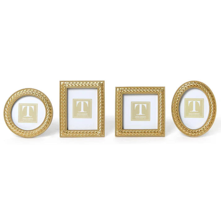 Laurel Wreath Gold Mini Frames