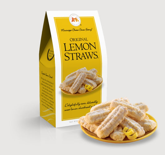Mississippi Cheese Straw Factory Original Lemon Straws® 3.5 oz. Cartons