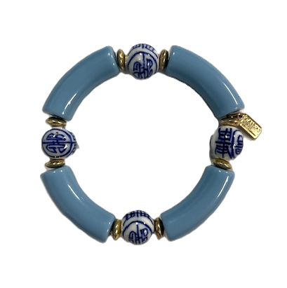 Leilani Chinoiserie Stretch Bracelets