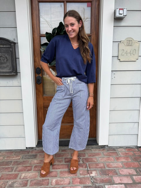 Lyla Casual 3/4 Sleeve Top ( 2 Colors )
