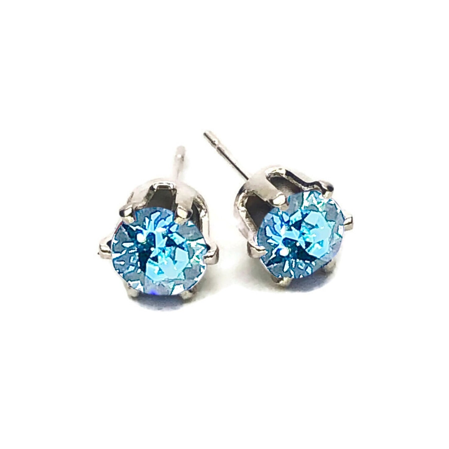 Earth Grace Birthstone Stud Earrings