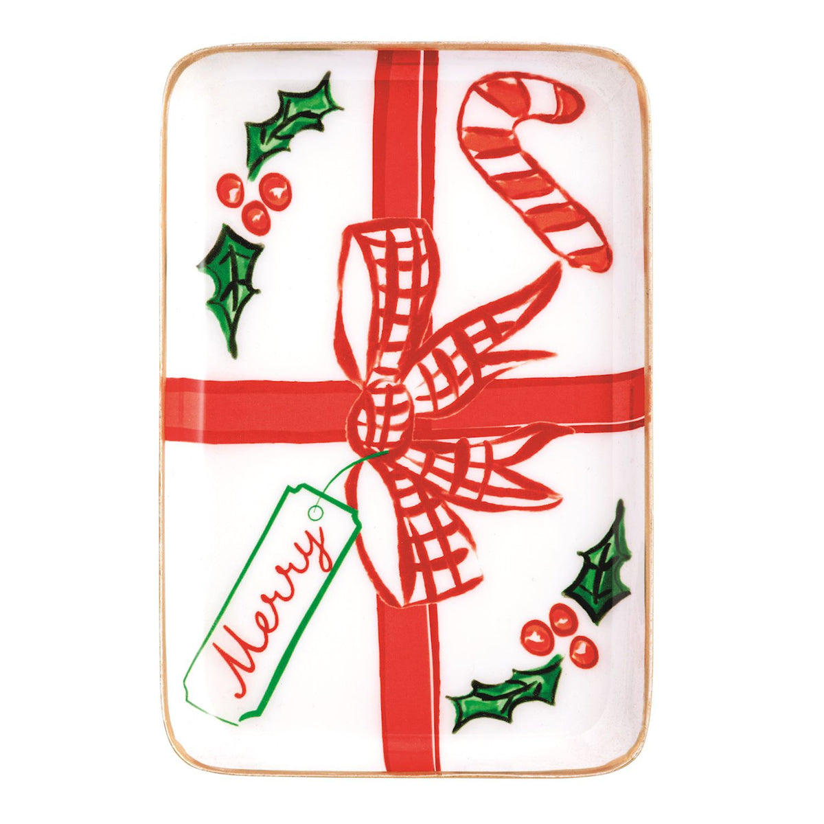 Christmas Metal Tidbit Dish ( 4 Designs )