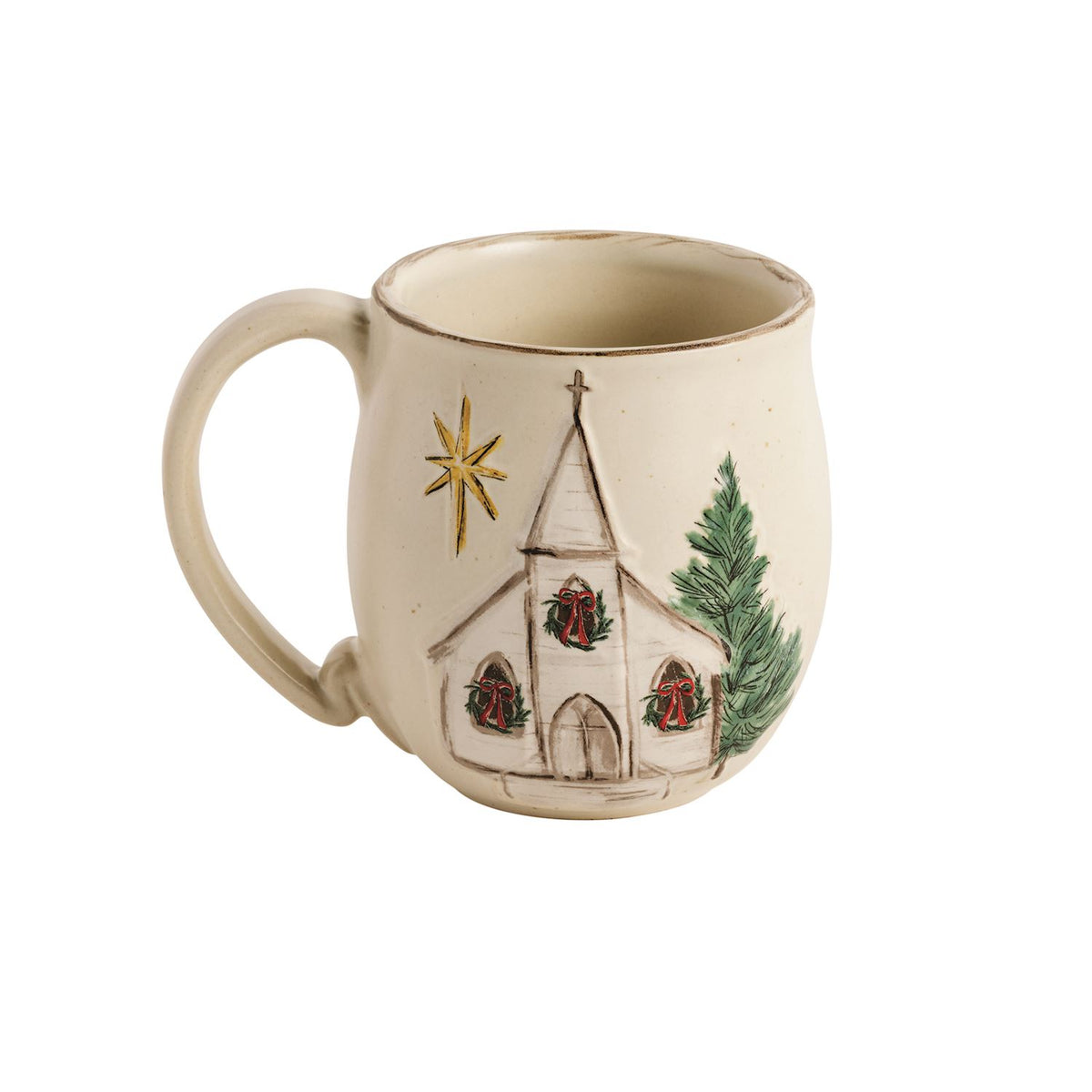 Christmas Nativity Mug - 3 Styles ( Angel - Church - Manger )
