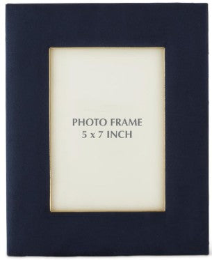 Suede Photo Frame Tan or Navy ( 2 sizes )