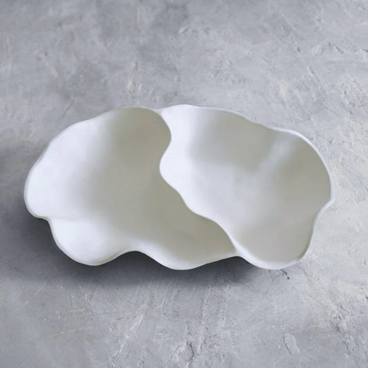 Vida Nube Large Double Dip - White