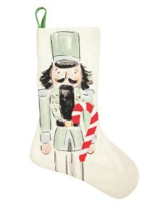 Nutcracker Embroidered Stocking ( 3 Colors )