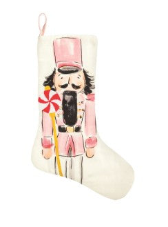 Nutcracker Embroidered Stocking ( 3 Colors )