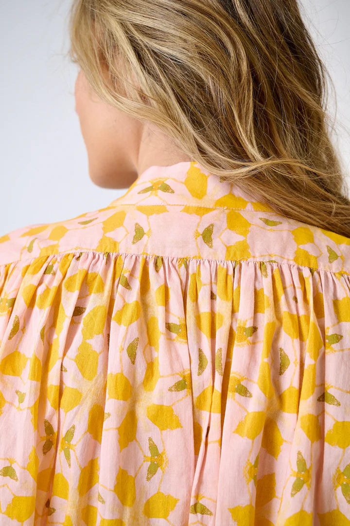 Brooks Avenue Parham Blouse - Orange Azalea