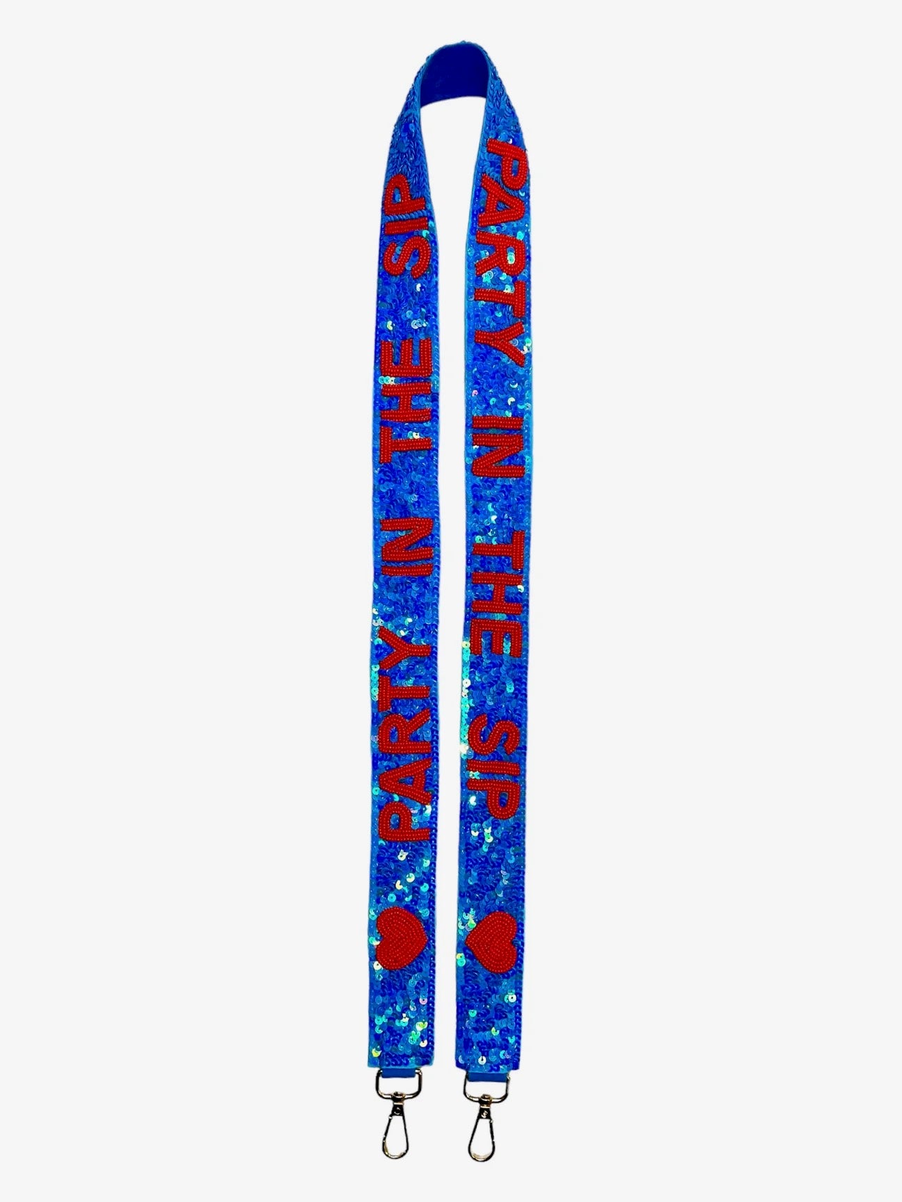 Party in the Sip Sequins Purse Strap
