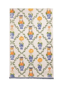 Fall Pattern Topiary Towel