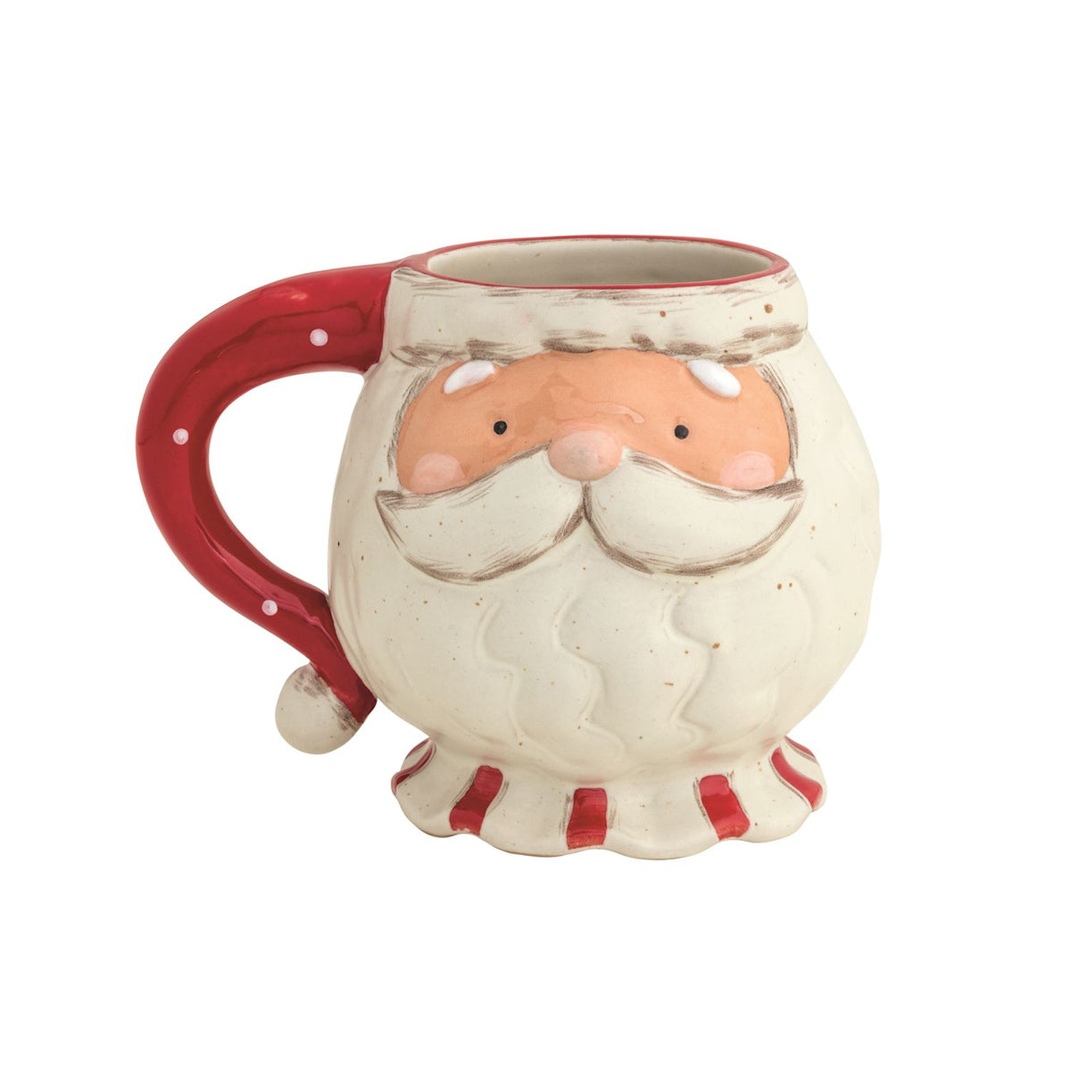 Christmas Pedestal Mug - 3 Styles ( Santa - Mrs. Claus - Reindeer )