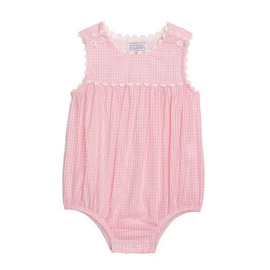 Pink Gingham Bubble (3-6-9 Months)