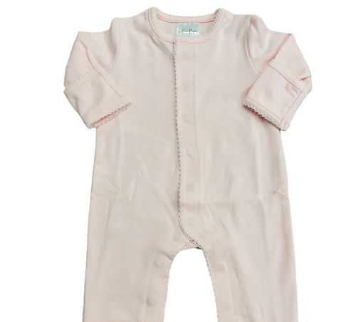 Classic Footed Onesies with Picot Trim
