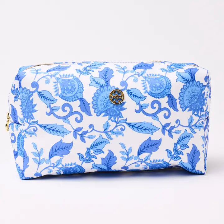 Mary Square Porcelain Vines Cosmetic Bag Collection