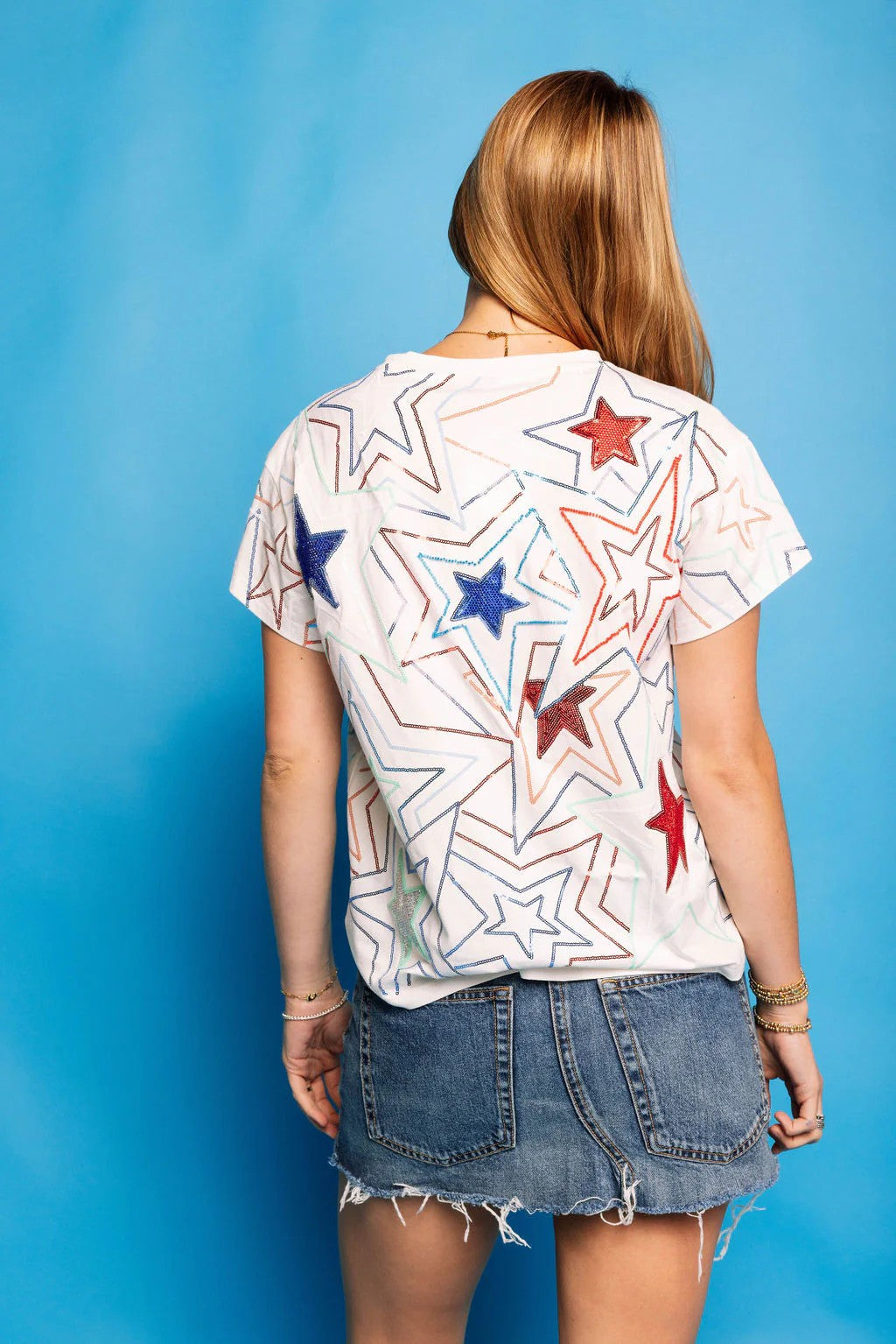 Queen of Sparkles Groovy Star Tee